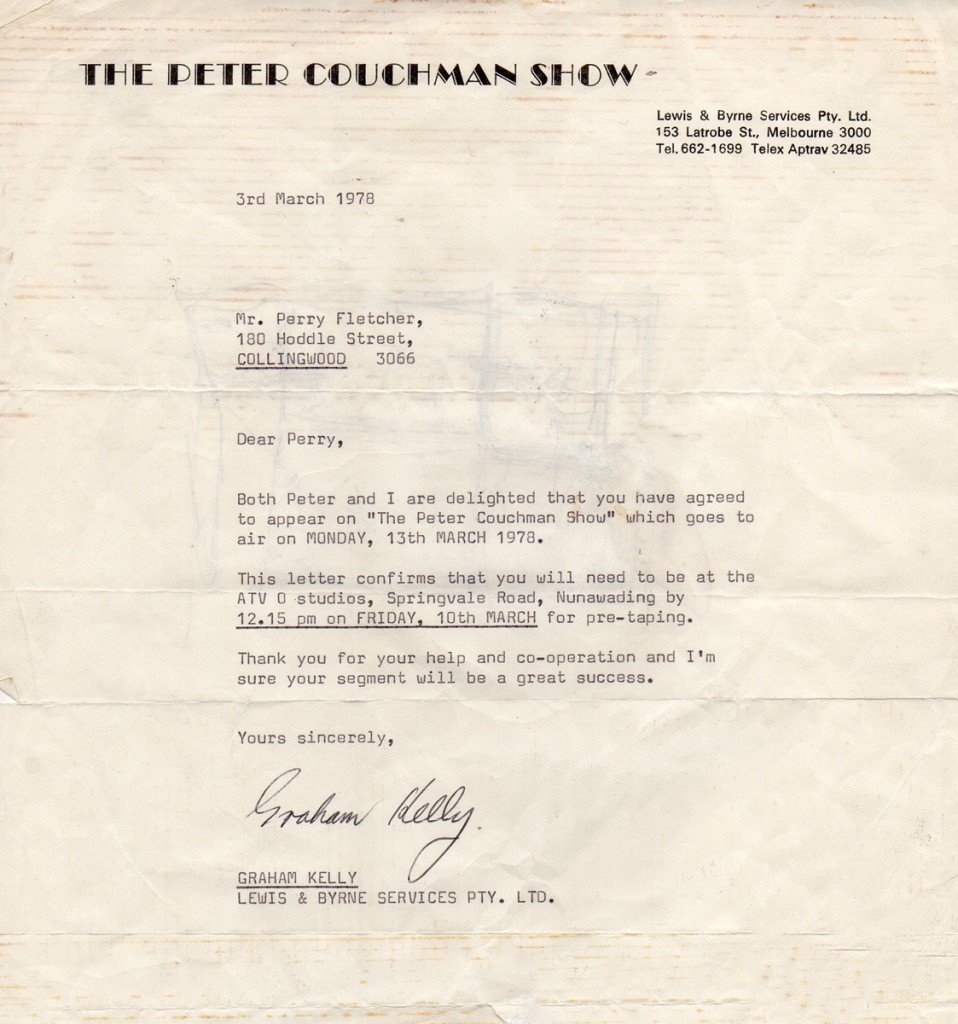 Perry on The Peter Couchman Show